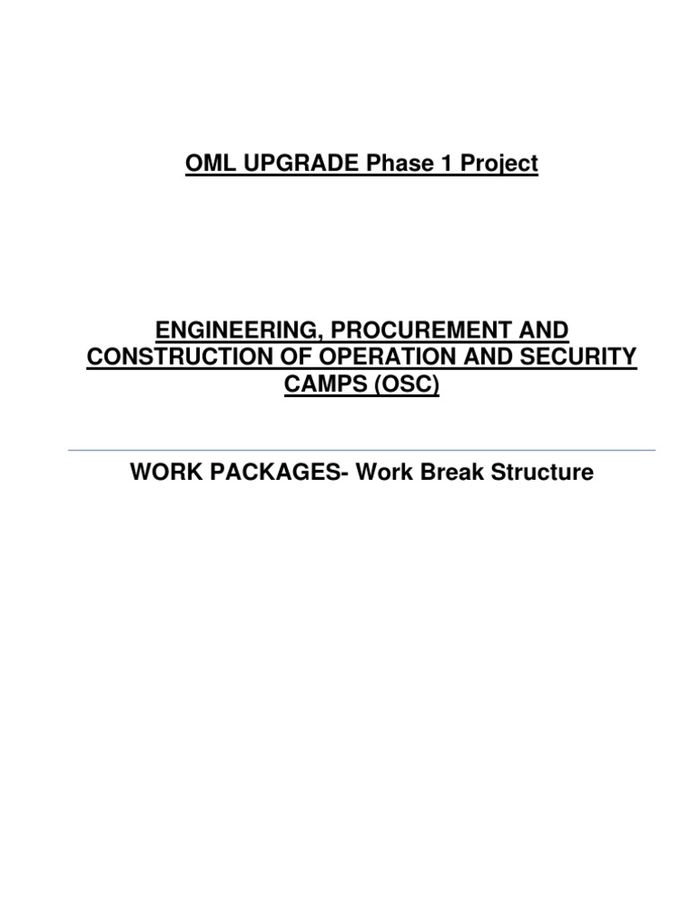 Construction Work Packages Overview | PDF | Wall | General Contractor