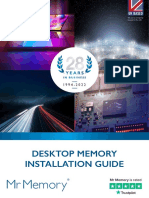 Desktop Memory Installation Guide