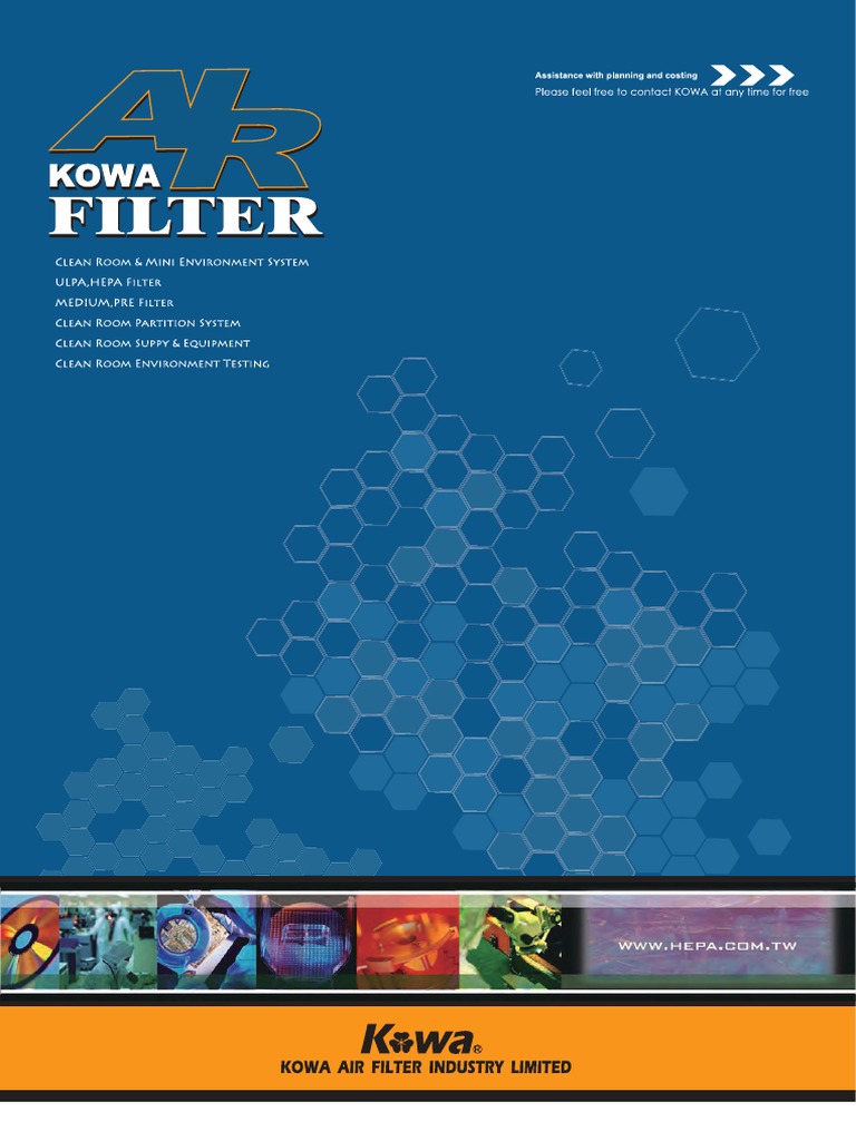 KOWA Air Filter Catalog v145SO (enUS) Min PDF