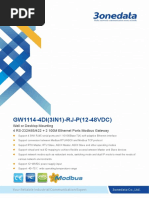 GW1114-4DI (3IN1) - RJ-P (12-48VDC) Datasheet