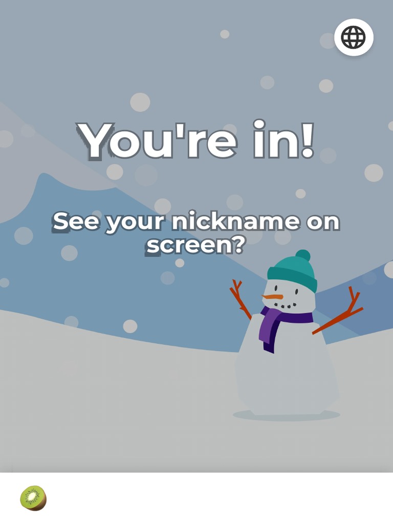 Play Kahoot! Enter Game PIN Here! PDF