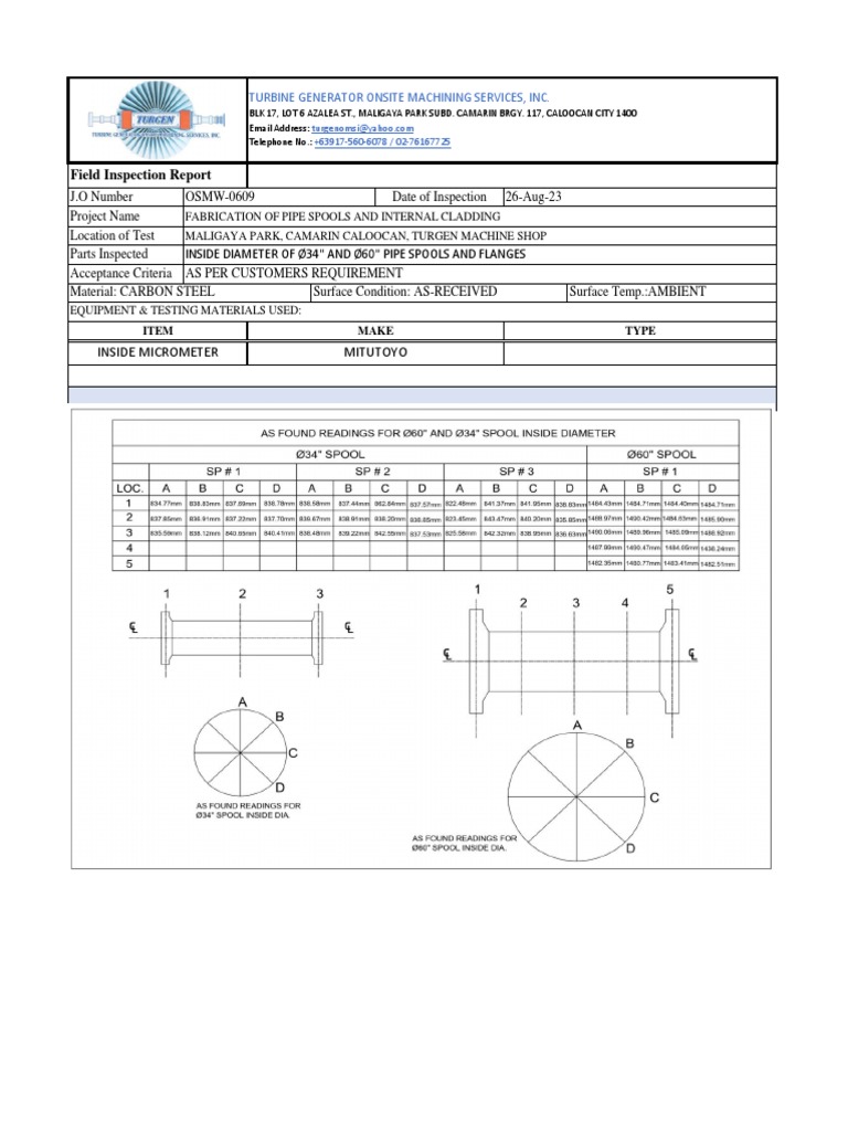 Dimensional Report 1 | PDF