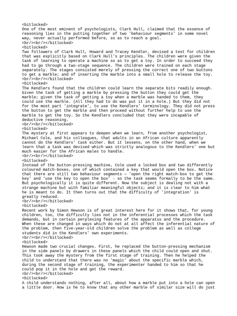 Ar Childrens Thinking PDF Learning Cognitive Psychology