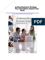 Understanding Business Strategy Concepts Plus 3rd Edition Ireland Test Bank