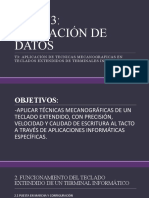 MF0973: Grabación de Datos: T3: Aplicación de Tecnicas Mecanograficas en Teclados Extendidos de Terminales Informáticos