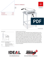 Ficha Tecnica Guillotina Ideal 4305