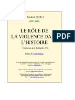 Role Violence Histoire