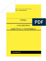 Los Grupos Adjetival y Adverbial