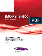 UG0054-01 IMC-Panel-200 Operators Guide For IS750