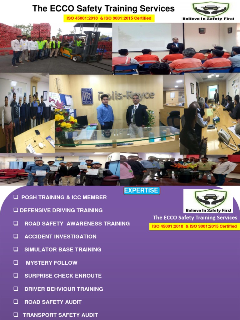 ECCO Safety Training Services Overview | PDF | Traffic Collision | Driving