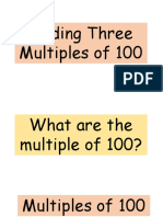 Adding Multiples of 100