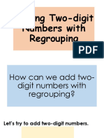 Adding Two-Digit Numbers With Regrouping PDF