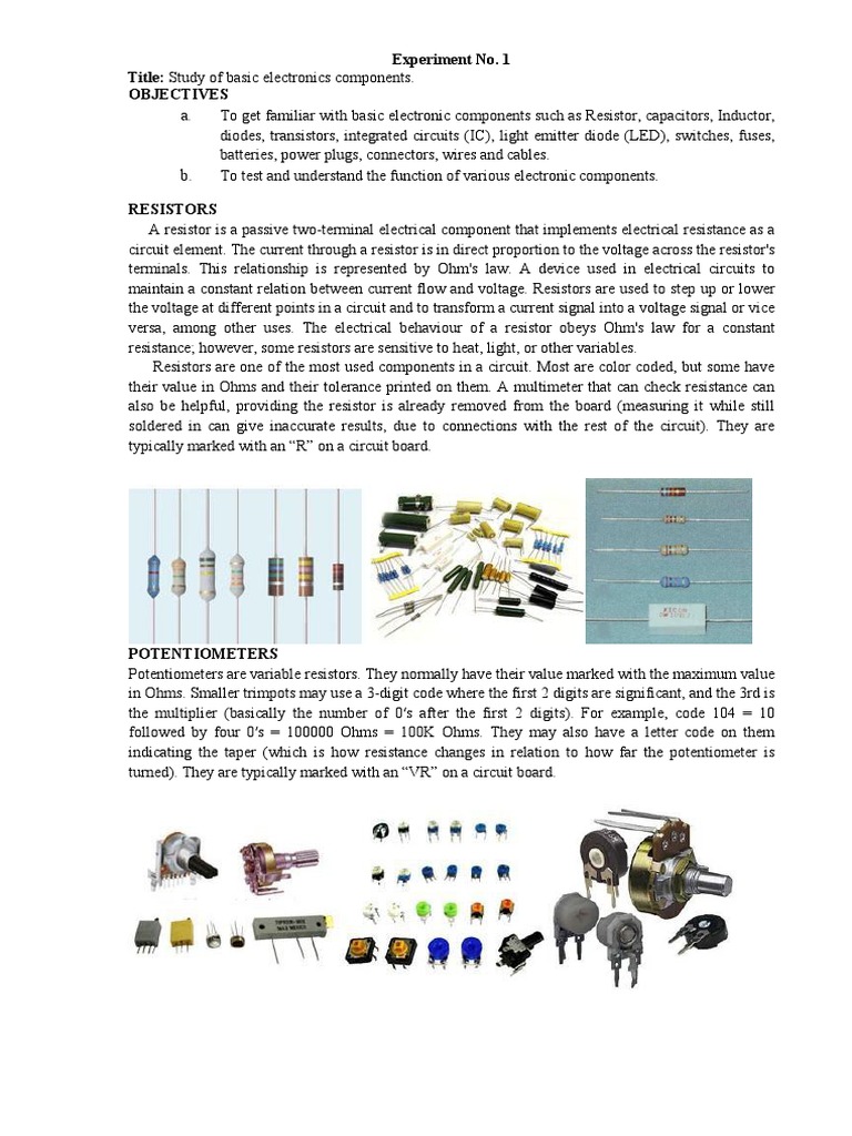 Experiment No1 PDF Rectifier Inductor