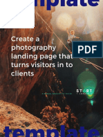 Start Loaded - Create A Photography Landing Page That Turns Visitors in To Clients