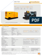 Ficha Del Grupo Electrogeno (Doomsan-MD700) MODASA