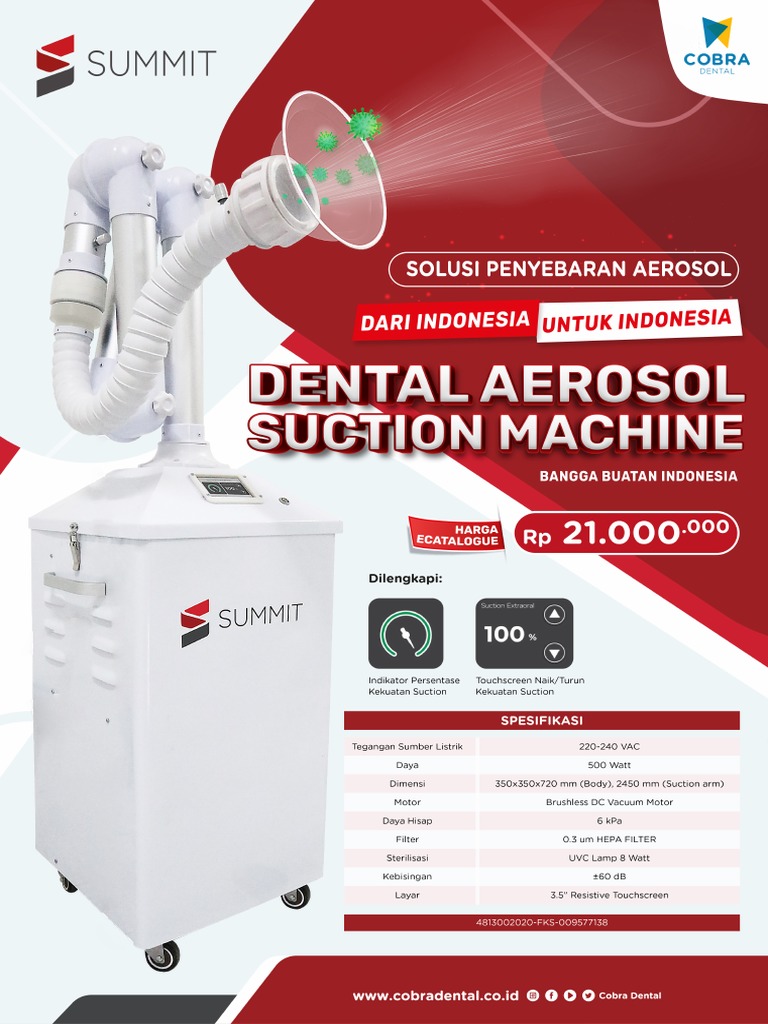 SUMMIT Dental Aerosol Suction Machine PDF