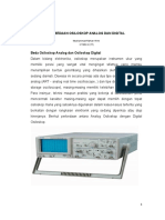 Perbedaan Osiloskop Analog Dan Digital