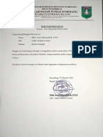 Surat Keterangan Belum Akreditasi