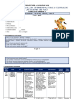 4° Grado - Planificador Del 21 Al 25 de Agosto