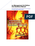 Performance Management 3rd Edition Aguinis Solutions Manual