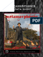 Mattias Conte - Metamorphosys DataSheet