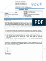 Internal Memo - Ketentuan Tata Tertib Penggunaan Radio