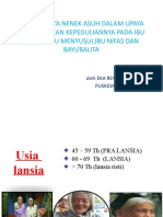 Peran Serta Nenek Asuh DLM Upaya Mewujudkan Kepeduliannya