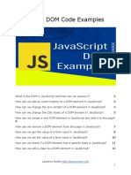 JavaScript DOM Code Examples V6