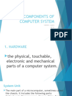 Components of Computer System