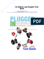 Plugged in 1st Edition Joel English Test Bank