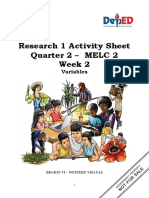 LAS - RESEARCH - 1 (Grade 7) - MELC - 2 - Q2 - Week-2