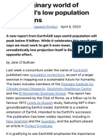 (O'Sullivan) The Imaginary World of Earth4All's Low Population Projections