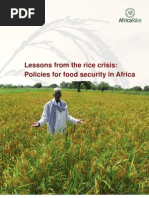 Download Lessons from the rice crisis Policies for food security in Africa by Africa Rice Center SN66830070 doc pdf
