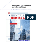 Essentials of Business Law 8th Edition Liuzzo Solutions Manual