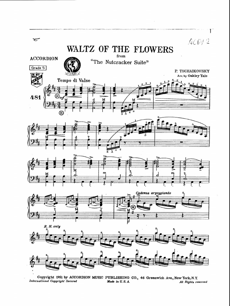 Waltz Of The Flowers Valse Des Fleurs From The Nutcracker Suite