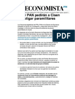 PRI Y PAN Pedirán A Cisen Investigar A Grupos Paramilitares.