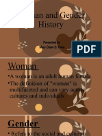 Woman and Gender History
