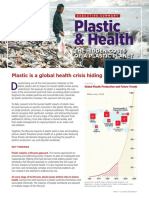 Plastic and Health The Hidden Costs of A Plastic Planet EXECUTIVE SUMMARY February 2019