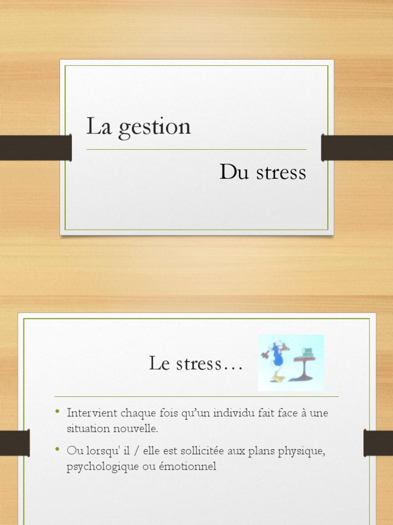 Gestion du stress : comprendre et agir | PDF | Stress (Biologie) | Émotions