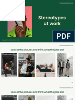 Копия Stereotypes at work (B1, лексичний, відео, розмовний)