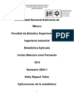 Aplicaciones de La Estadística en La Ingeniería Industrial