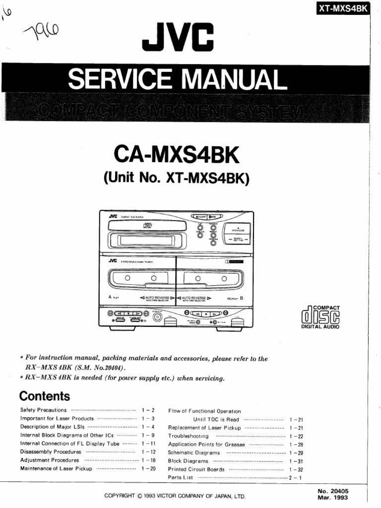 Telecomando Originale JVC Per Sistema Audio MXS4, RXMXS4, RXMXS4BK, Usato Ma Funzionante