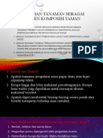 6, 7. Pemilihan Tanaman Sebagai Elemen Komposisi Taman