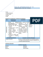 2 Sesiones de Aprendizaje 5° Junio