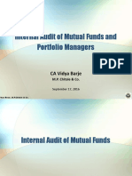 Mutual Fund Internal Audit Presentation