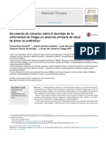 Documento de Consenso Sobre Abordaje D Ela Enfermedad de Chagas en Atencion Primaria de Salud de Areas No Endemicas Roca 2015