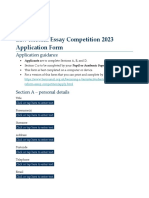 Law Reform Essay Competition 2023 Editable Application Form