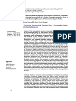 Influence of Sales Promotion and Service Quality On Consumer Purchasing Interest in Grab's Online Transportation Service