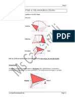 Transformations Notes Paper A