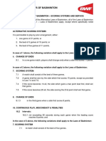 Section 4.1.4 - Alternative Laws of Badminton - V1.0